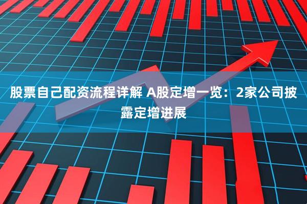股票自己配资流程详解 A股定增一览：2家公司披露定增进展